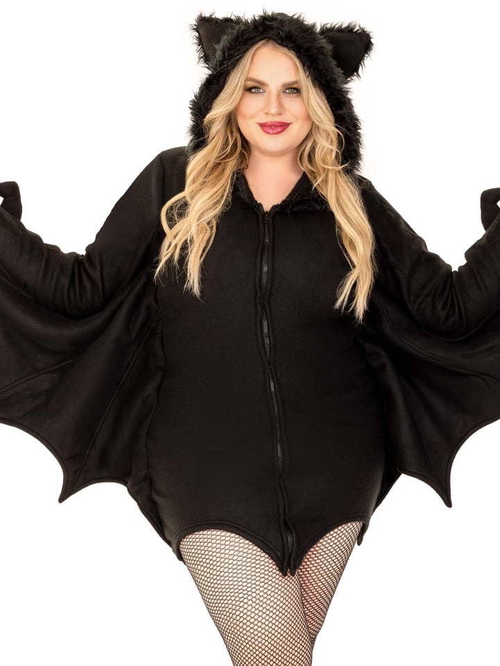 Black Plus Cozy Bat Costume for wholesale on Faire