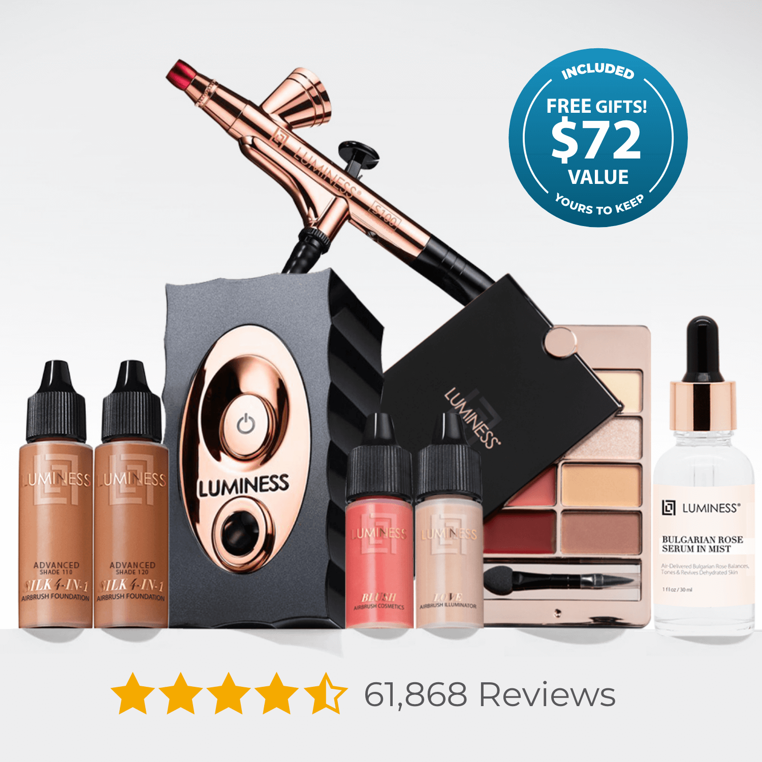 LUMINESS - Wholesale Makeup Brush Set - Icon Airbrush System Kit30