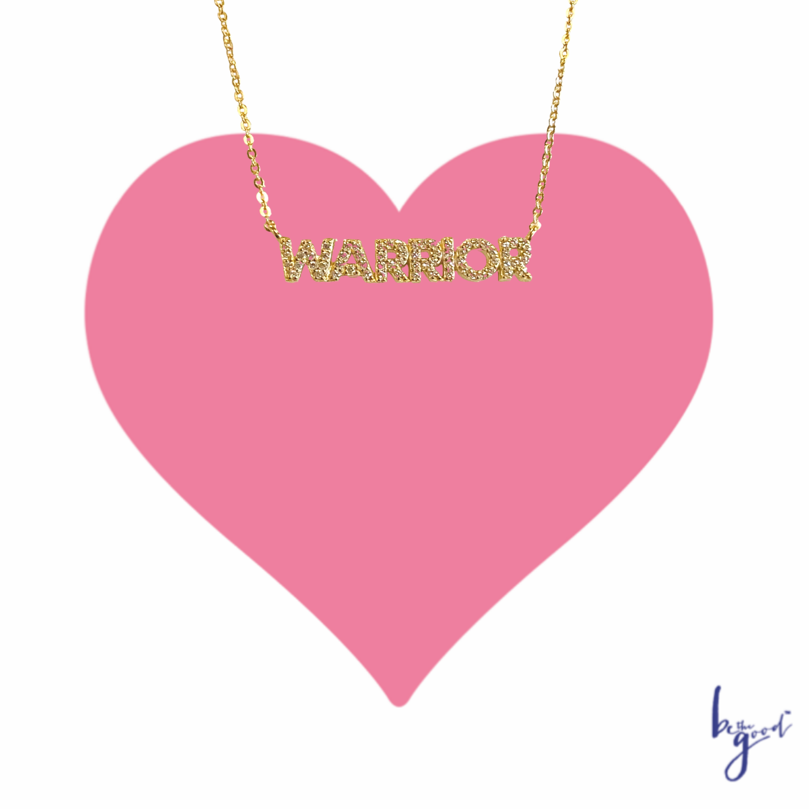 Be the Good - Wholesale Pendant/Charm Necklace - Warrior Nameplate Necklace1