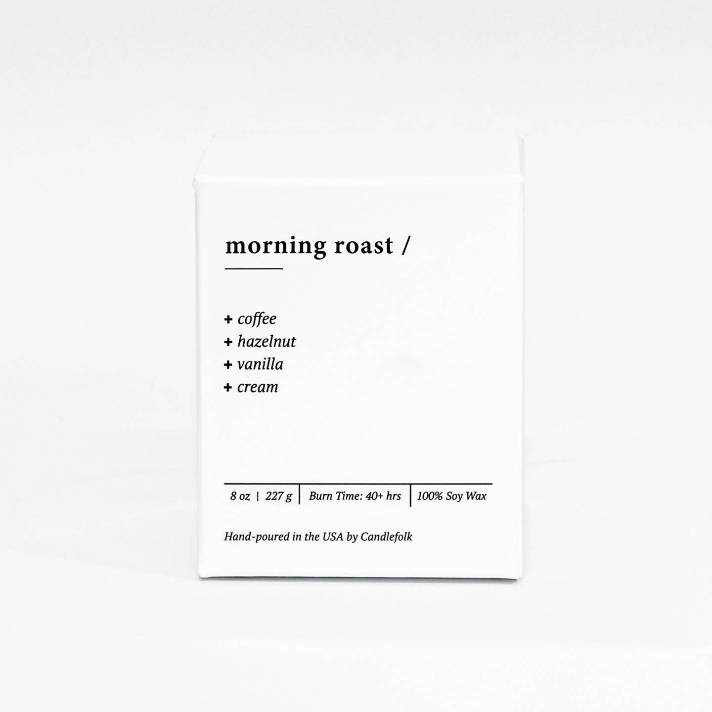 Candlefolk - Vente Bougie en bocal - Rôti du matin - 8 oz de bougie de soja1