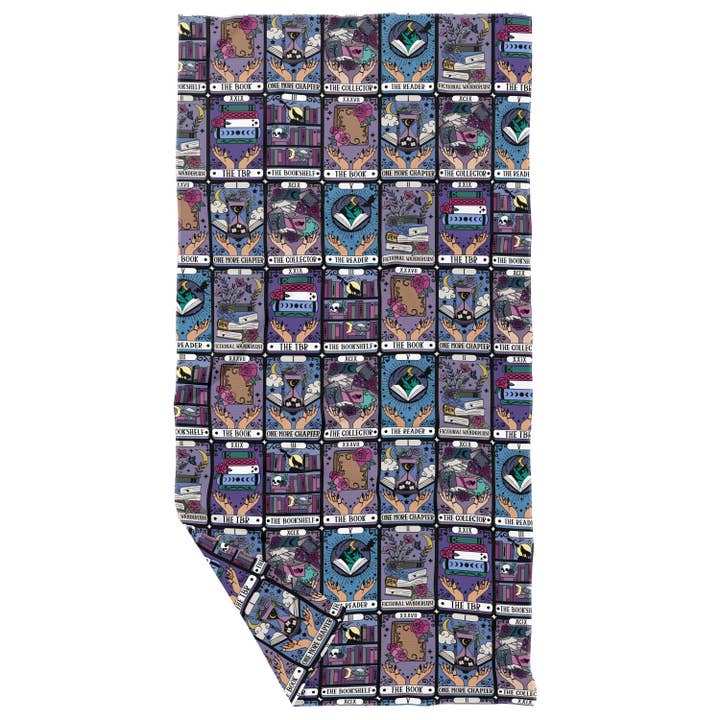 Reading Tarot Cards Double Sided Waffle Dish Towel for wholesale by June Apothicarie