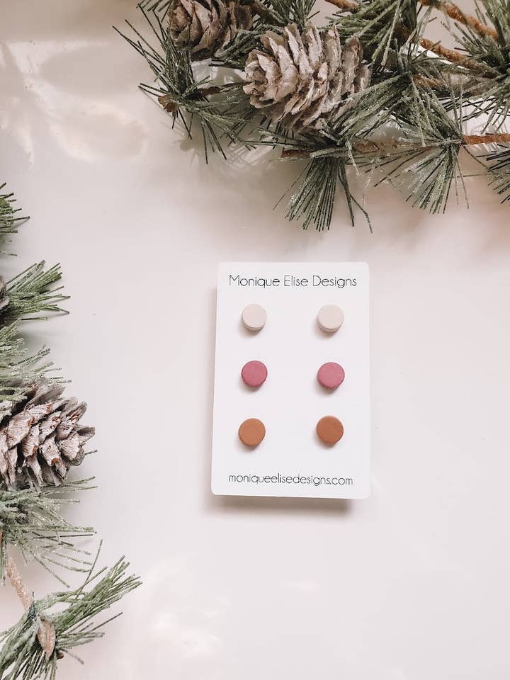Mini-Stud Pack Winter Botanicals pour la vente par Monique Elise Designs