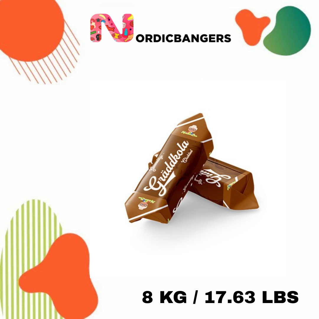 Nordicbangers - Swedish Candy Supply - Wholesale Chocolate Covered Sweets - Chokladgräddkola 4KG1