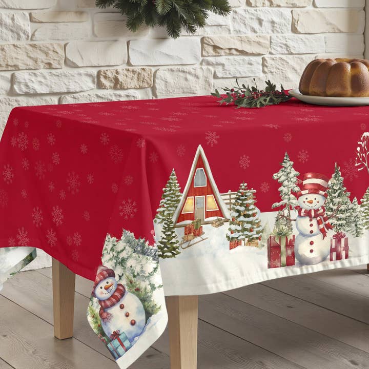SG HOGAR - Wholesale Tablecloth - Snowman 1225 stain-resistant tablecloth1