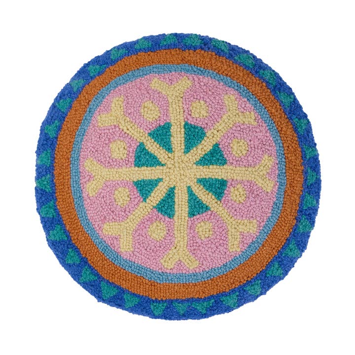 Festive Mandala Hook Pillow - Elizabeth Olwen for wholesale by Peking Handicraft