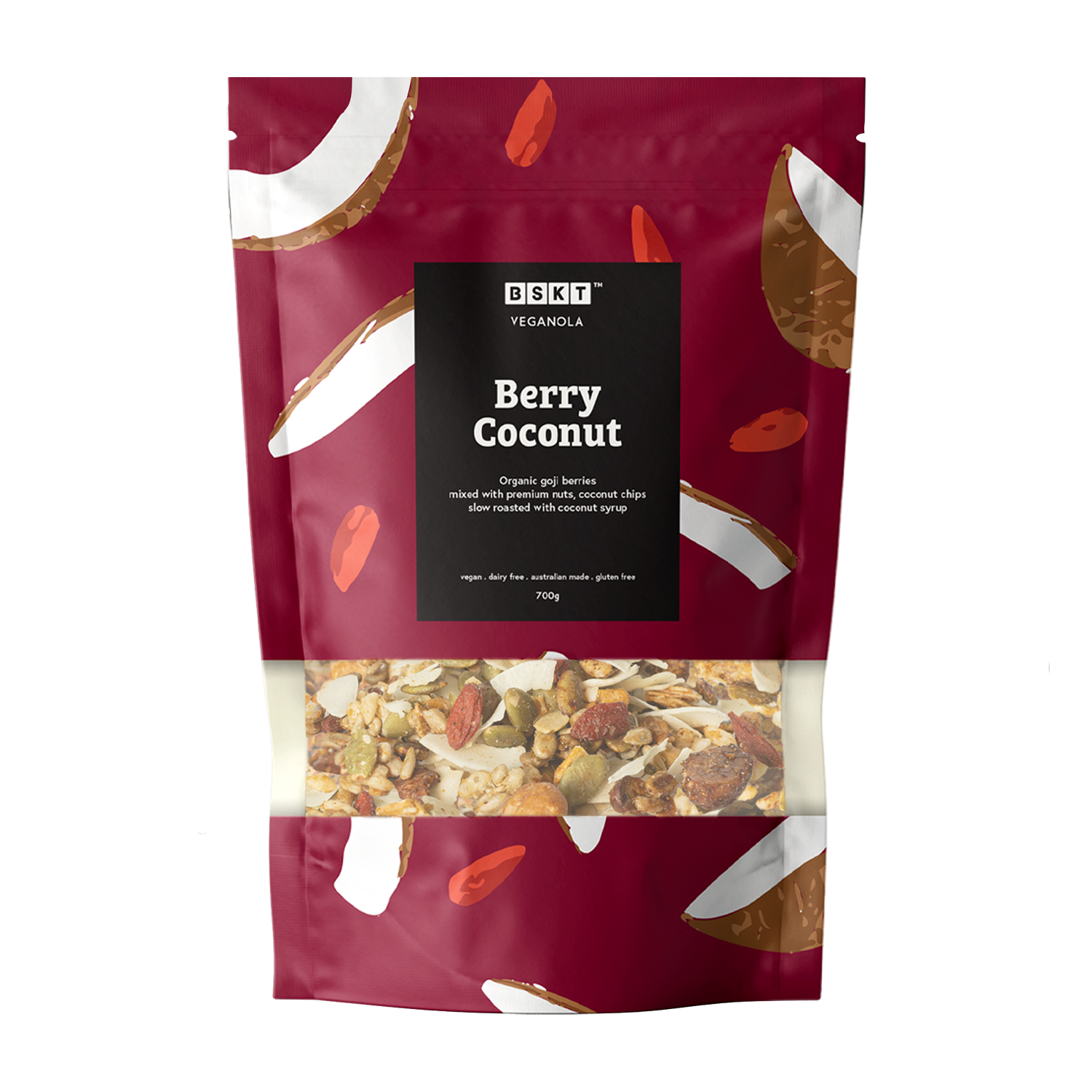 BSKT Wholefoods - Vente Granolas - Veganola Granola1