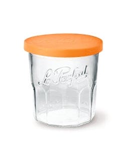 Le Parfait Jam Jar W/orange Lid 324ml D 8.6x9.4cm/3.2x3.7" for wholesale on Faire0