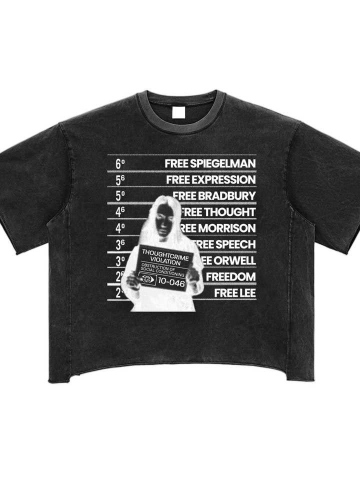 Contraband Raw Edge Boxy Tee for wholesale by UNKNOWN UNION