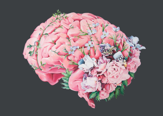 Trisha Thompson Adams - Wholesale Art Print - Floral Brain Flower Anatomy Art Print0