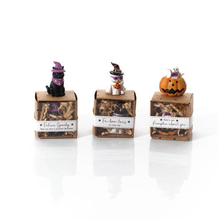 Langs - Wholesale Decorative Box - Tiny World Resin Halloween Boxed Keepsake 6 Asstd With 9ds Tray 36 ***5