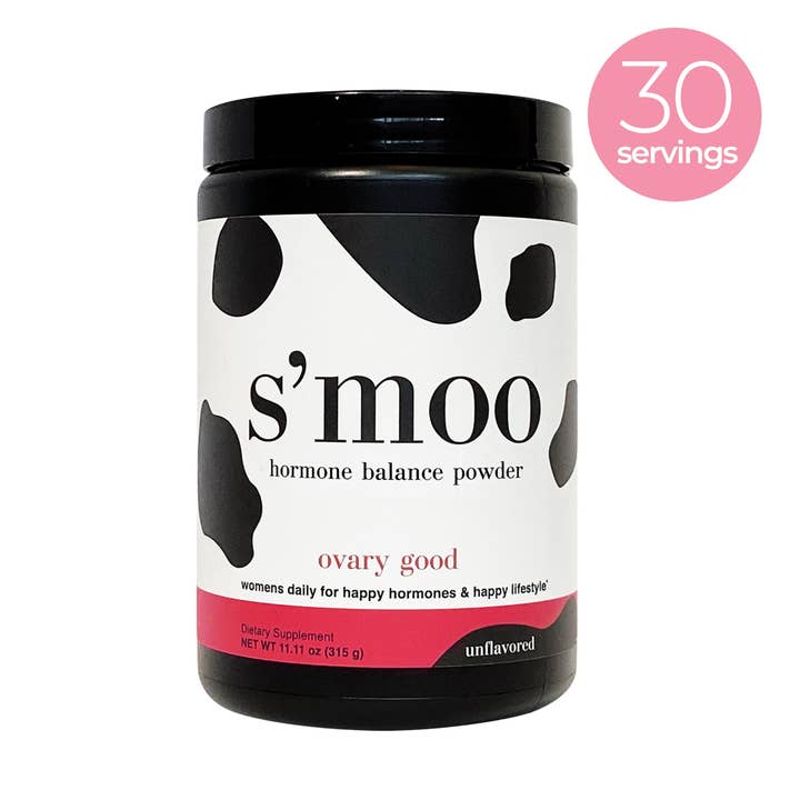 S'moo - PCOS + Hormone Balance Supplements - Vente Supplément oral/vitamine - Ovary Good - Poudre non aromatisée pour l'équilibre hormonal1