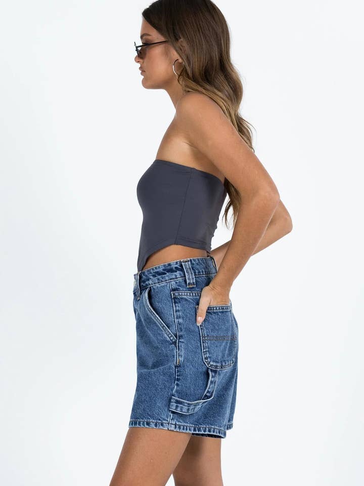 Marayn - Wholesale Shorts – Women’s - 2025 Summer Street Style Washed Denim Carpenter Pants23