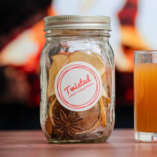 Hot Toddy Craft Cocktail Jar for wholesale by Twisted Craft Cocktails