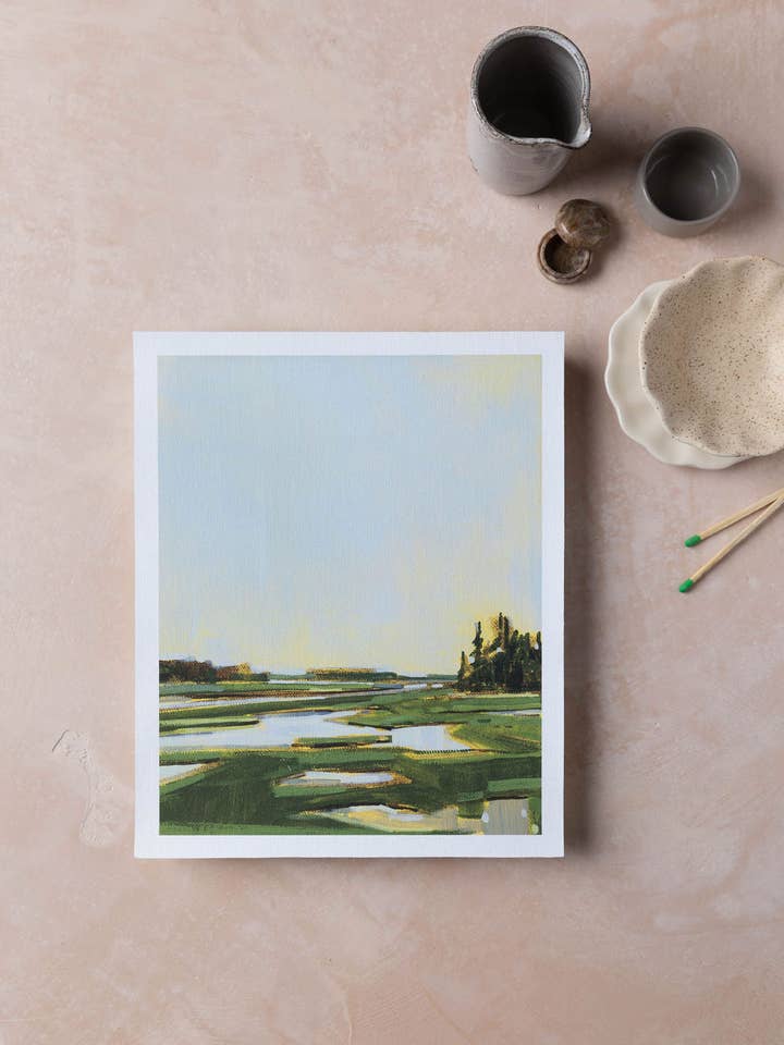 Bass Harbor Marsh | Print on Canvas for wholesale by Sarah Madeira Day