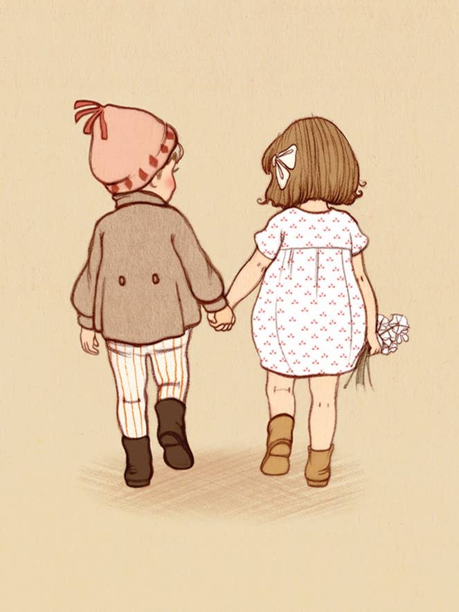 Postcard Together for wholesale by Ollebol & Muis