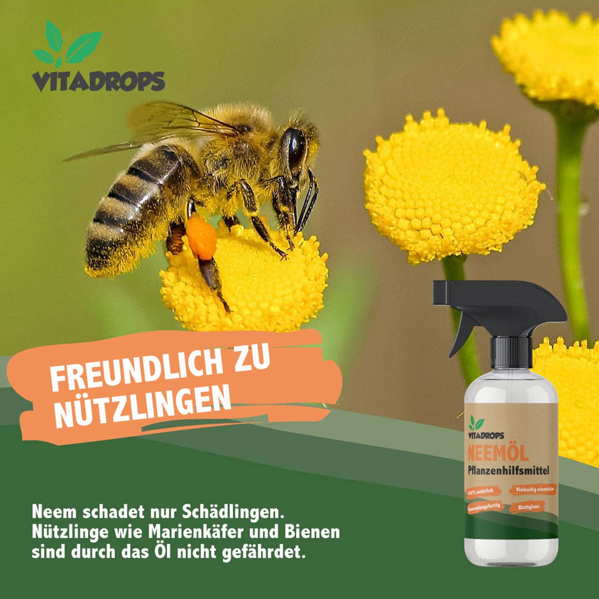 Close Up GmbH - Wholesale Insect Repellent - Vitadrops Neem Oil Plant Protection Spray Neem Oil2
