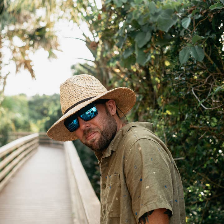 Natural Chapéu de Praia Brays Outback em Palha de Ráfia para venda a revendedores na Faire4