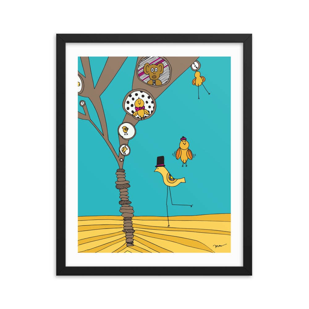 The MoMeMans - Wholesale Art Print - Treehouses Print4