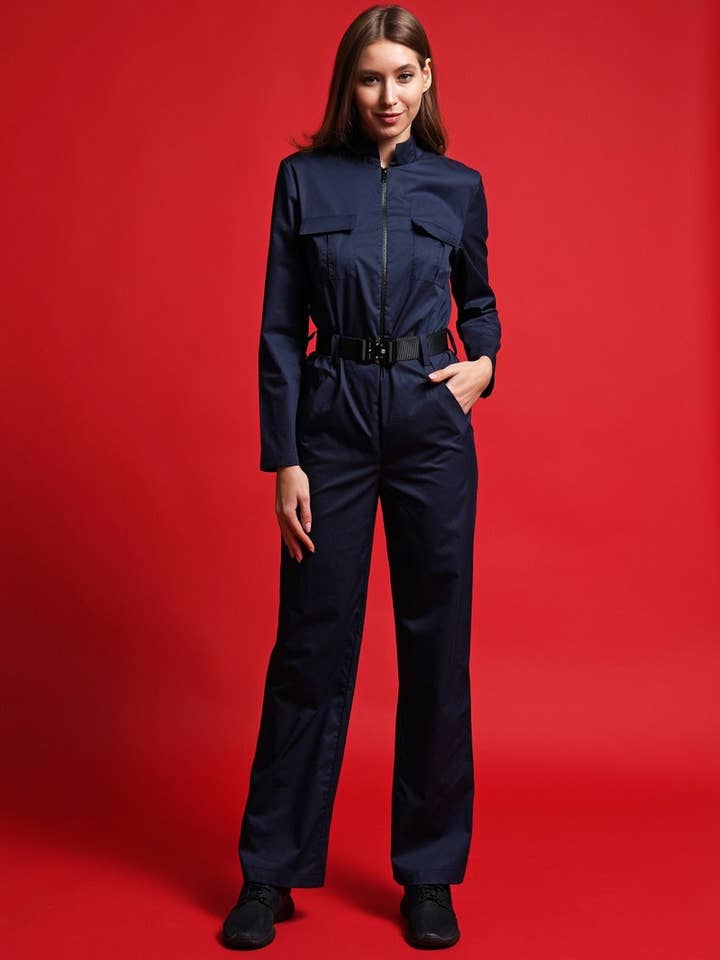 MERCES - Vente Combinaison – femme - Combinaisons de femmes militaires, combinaisons en coton bleu pour femmes