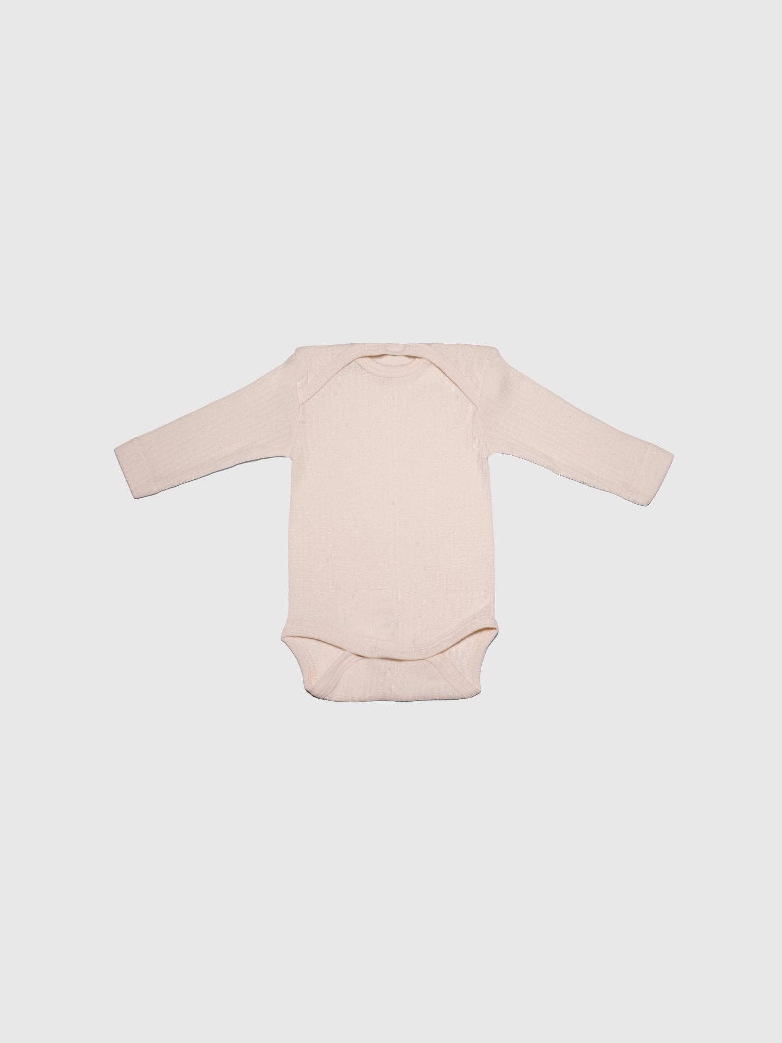 MINI LILA - Wholesale Bodysuit (Non-Footed) - Baby - Organic Cotton, Merino Wool and Silk Long-sleeved Onesie5