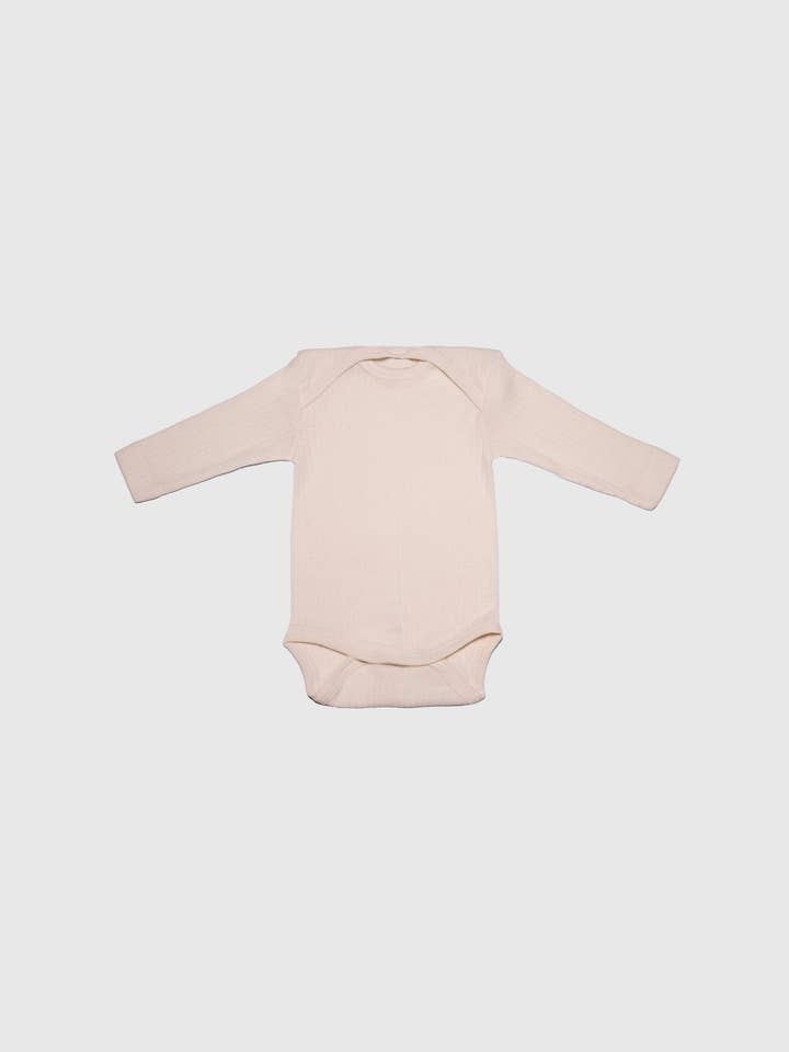 MINI LILA - Wholesale Bodysuit (Non-Footed) - Baby - Organic Cotton, Merino Wool and Silk Long-sleeved Onesie5