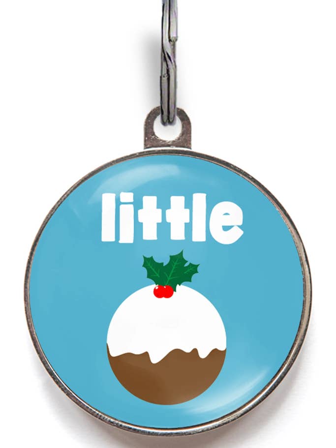 Lille budding julemærker til smarte hundemærker for engroshandel hos WagATudeTags