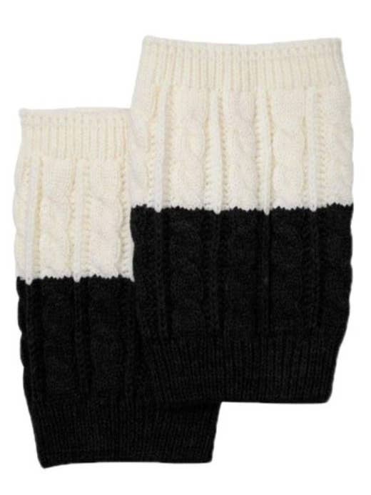 Hana - Wholesale Boots - Women's - C.C Tow Tone Cable Knit Winter Boot Cuffs2