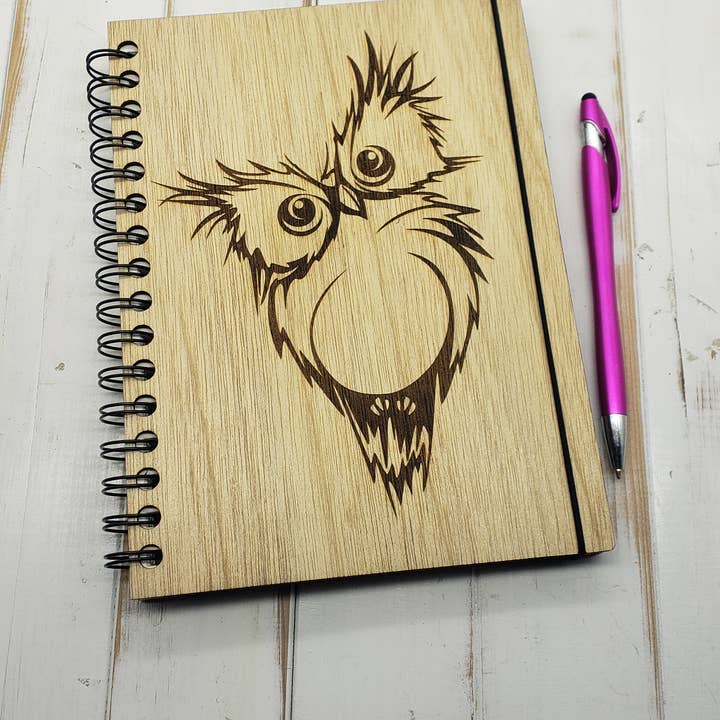 Mini carnet de croquis Fuzzy Owl pour la vente par Genesis 3D