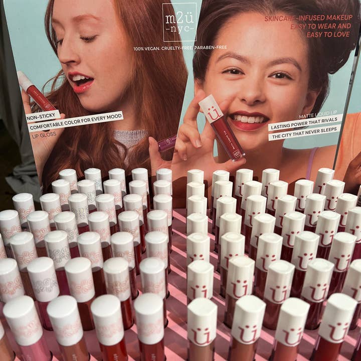 M2U NYC - Wholesale Lip Gloss - M2U NYC Lip Makeup with Free Display0