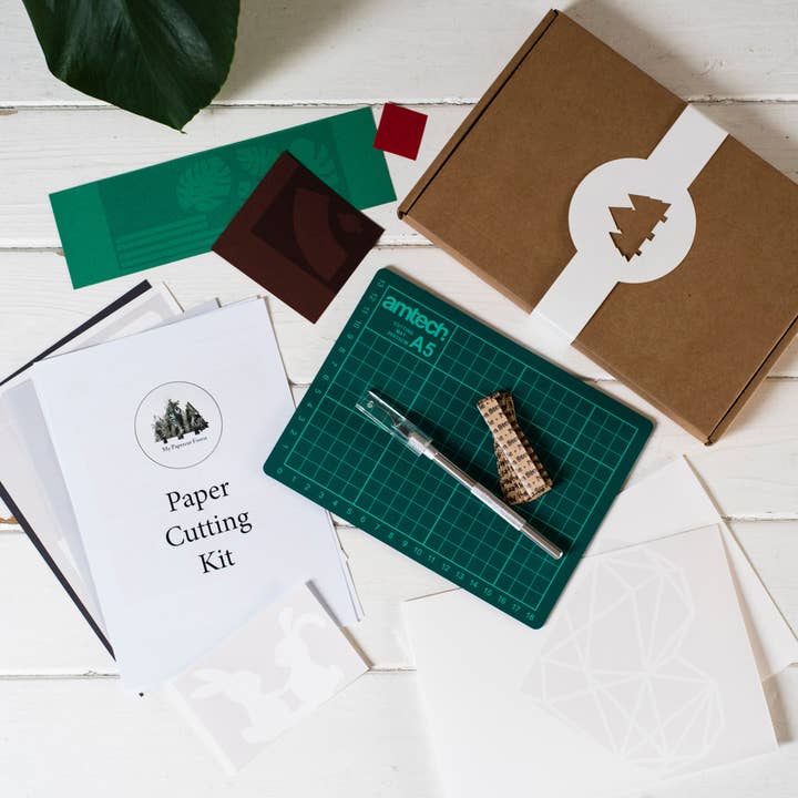 My Papercut Forest - Wholesale DIY Craft Kit - Paper craft kit for adults, DIY paper craft activity1