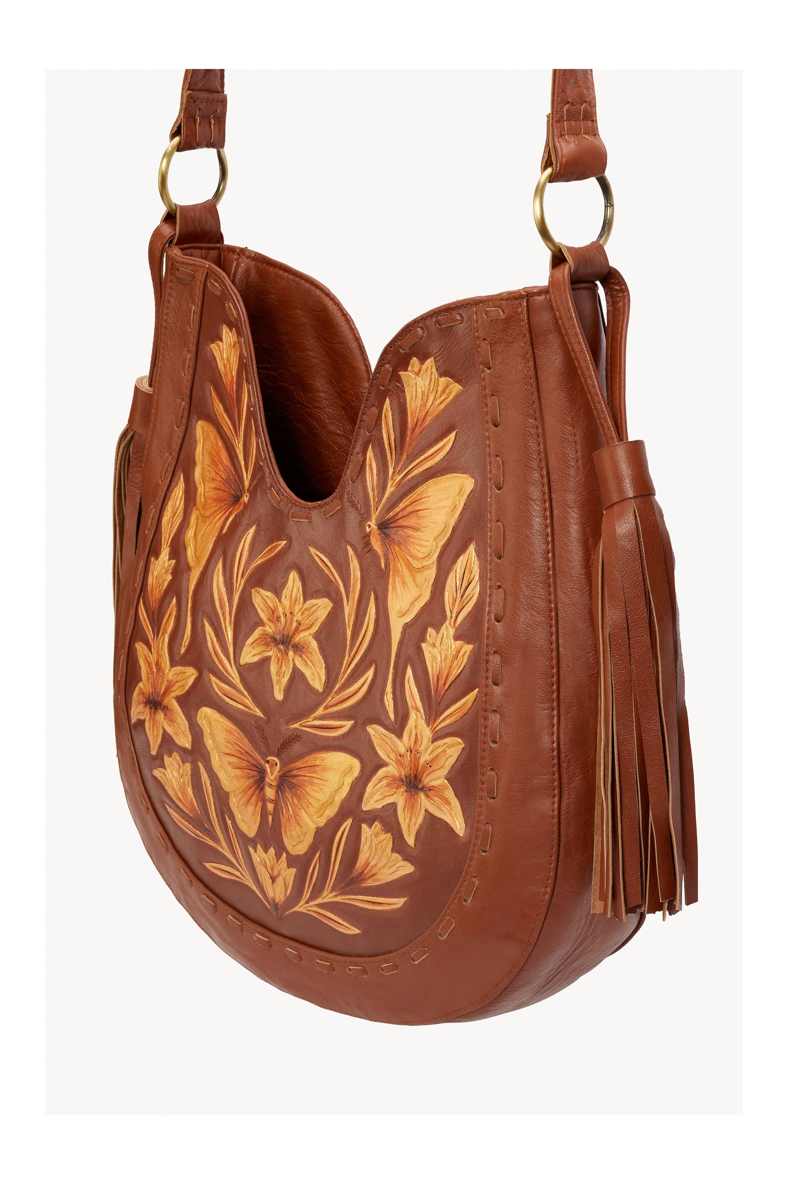 Tobacco Luna Cleopatra Bag Tobacco/Gold for wholesale on Faire3
