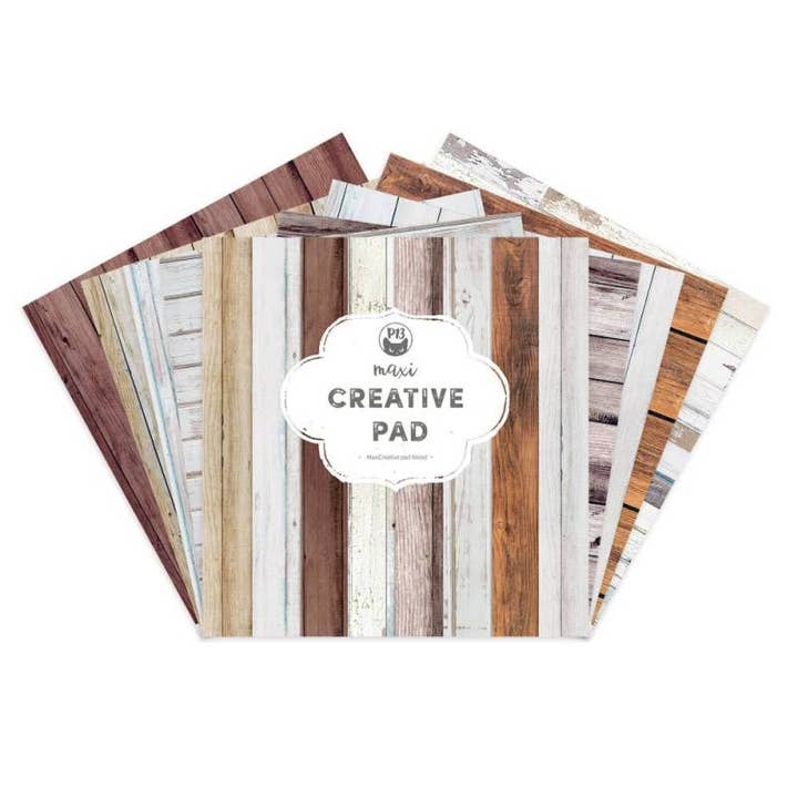 Maxi Creative Pad hout, 12x12" voor wholesale door P13