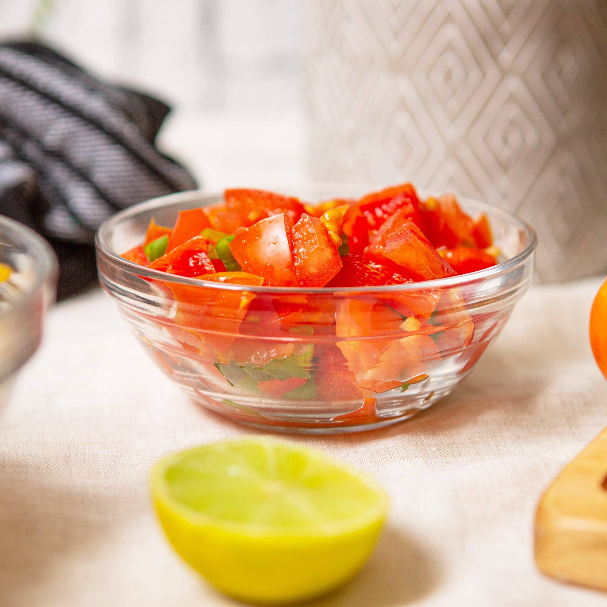 Rinkit Ltd - Venta al por mayor Tazón - Duralex Lys Cuenco de vidrio transparente apilable para alimentos, 120 mm1