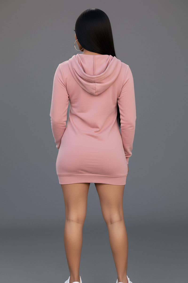 CAPELLA APPAREL - Wholesale Jurk - Dames - French Terry hoodie-jurk14