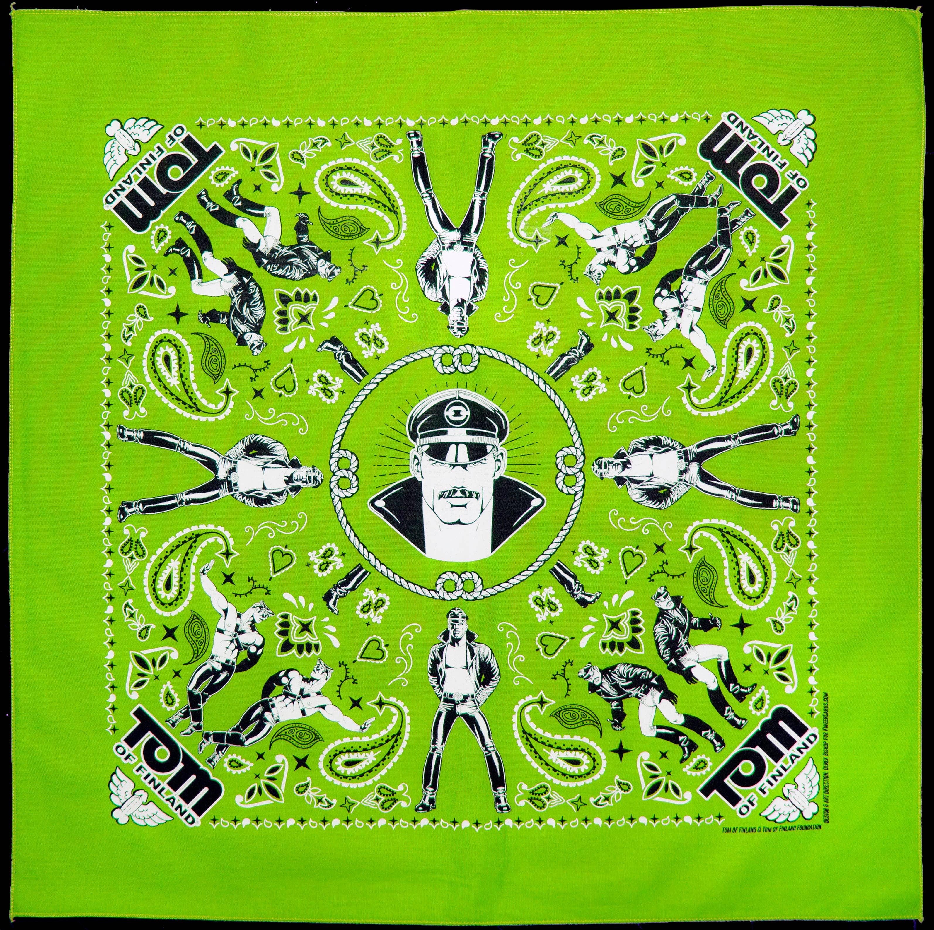 Peachy Kings / Kweer Cards - Vendita all'ingrosso Bandana - Unisex - Mascherina Bandana Tom of Finland (Gay Queer LGBT)5