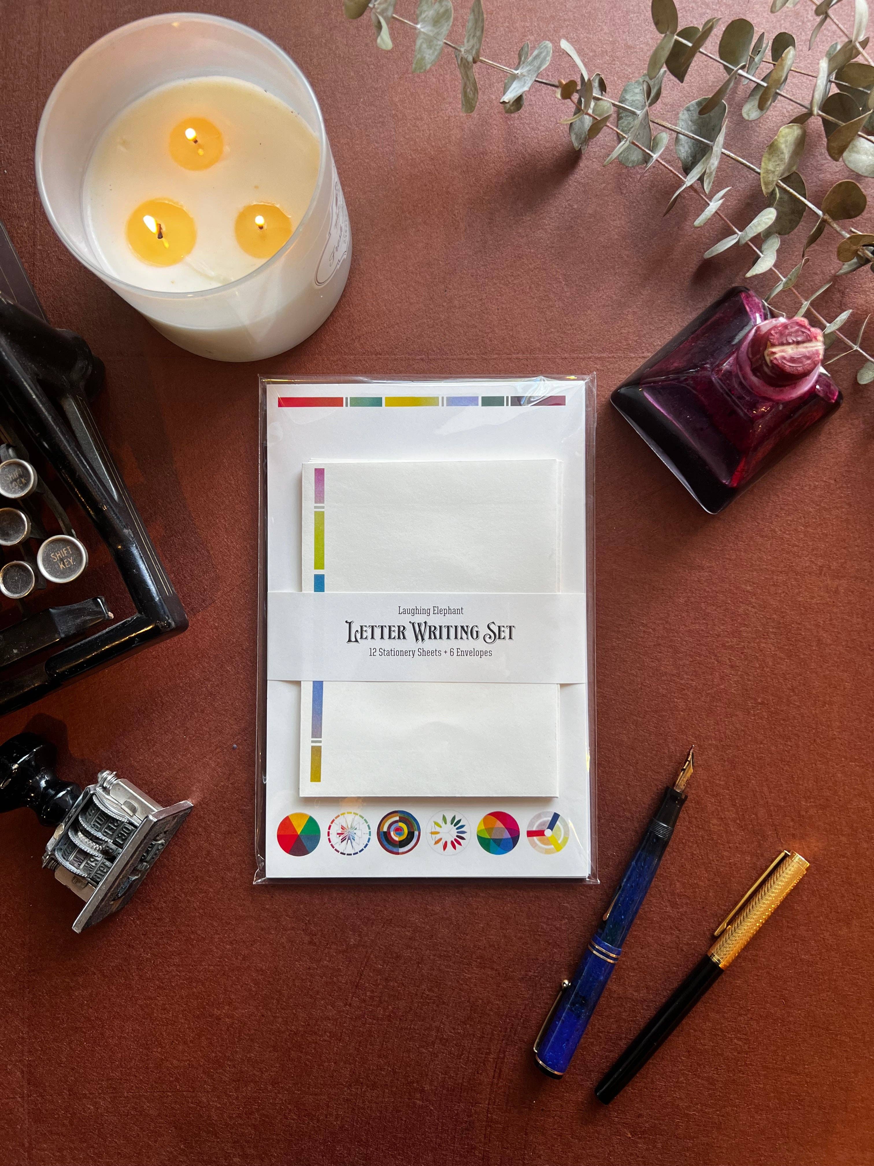 Laughing Elephant - Wholesale Stationery/Notecard Set - Color Theory - Letter Writing Set3