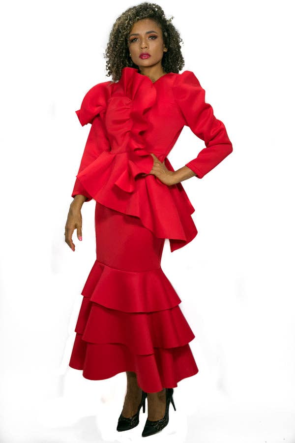 N by Nancy - Vente Chemisier – femme - TOP SS10 (ROUGE, NOIR, ROUGE, BLANC)3