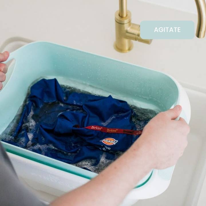 Strucket - Wholesale Laundry Basket - Strucket 19L (5 Gallon) Strainer Bucket – 6 Pack Aqua3