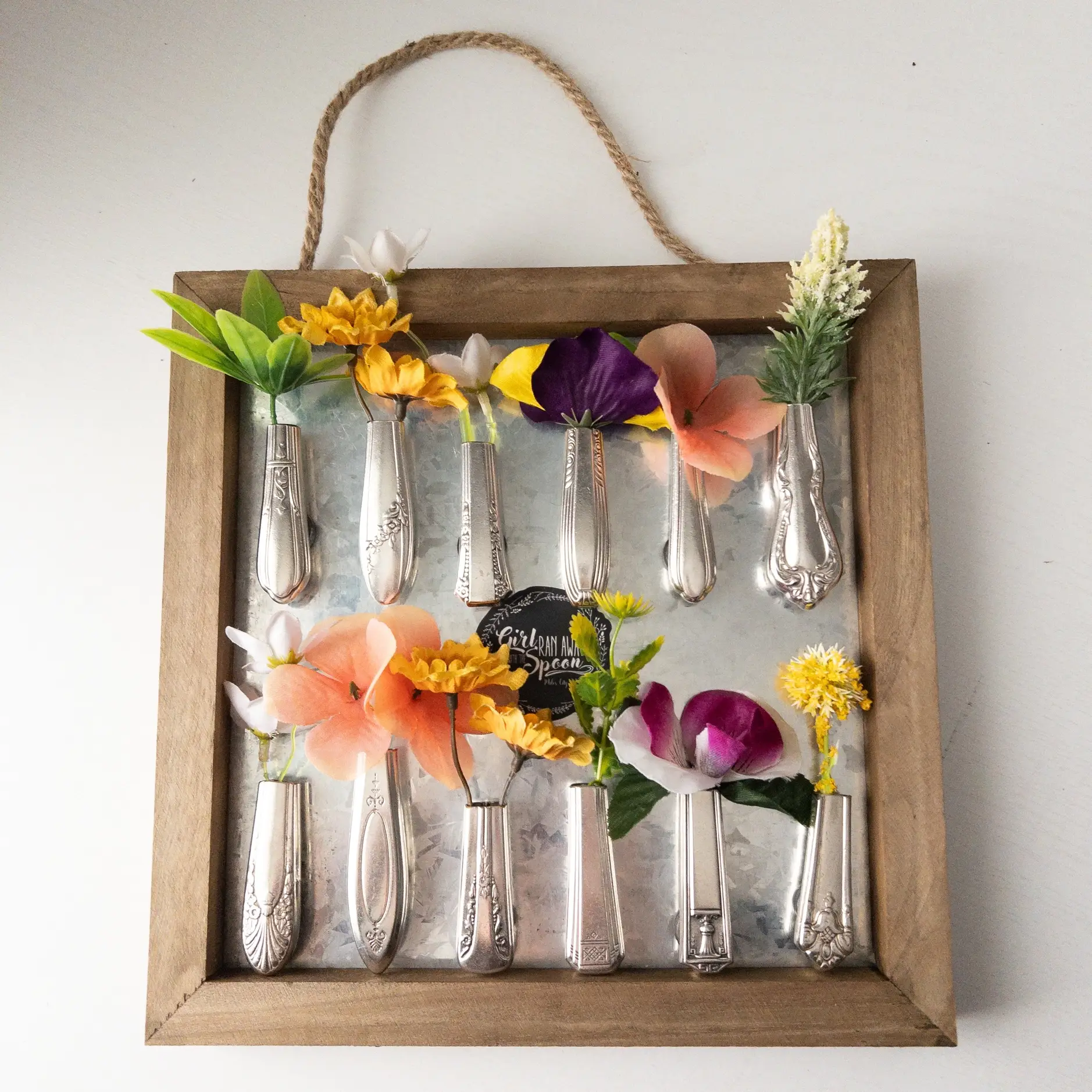 Girl Ran Away With the Spoon - Vendita all'ingrosso Vasi - Magnete a Vaso Piccolo in Argento7