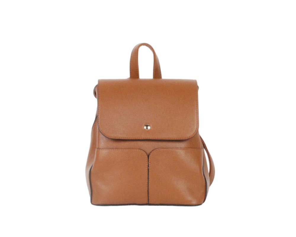 MIA LAROUGE - Wholesale Backpack - Women's - BACKPACK BAG WITH FLAP4
