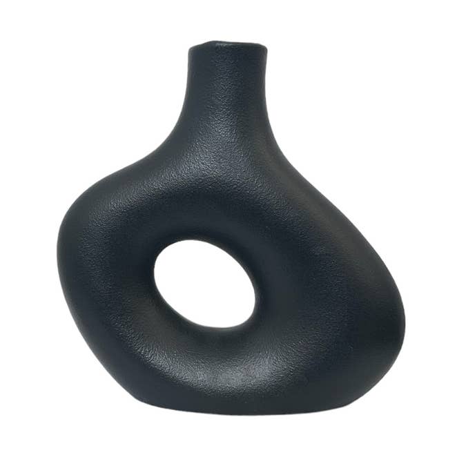 Ceramic Vase - Luna Vase Black for wholesale by Homexclusive