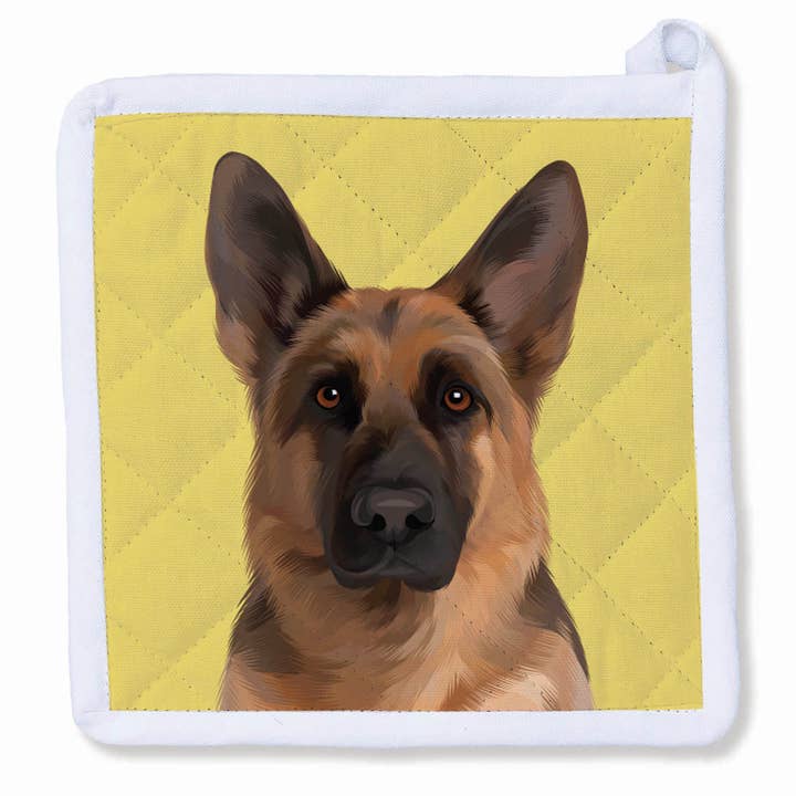 BERGER ALLEMAND Potholder pour la vente par Naked Decor
