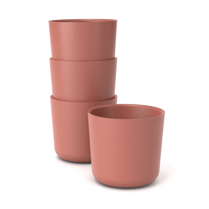EKOBO - Wholesale Drinking Glass/Cup - Kids & Baby - Bambino Small Cup - Terracotta0
