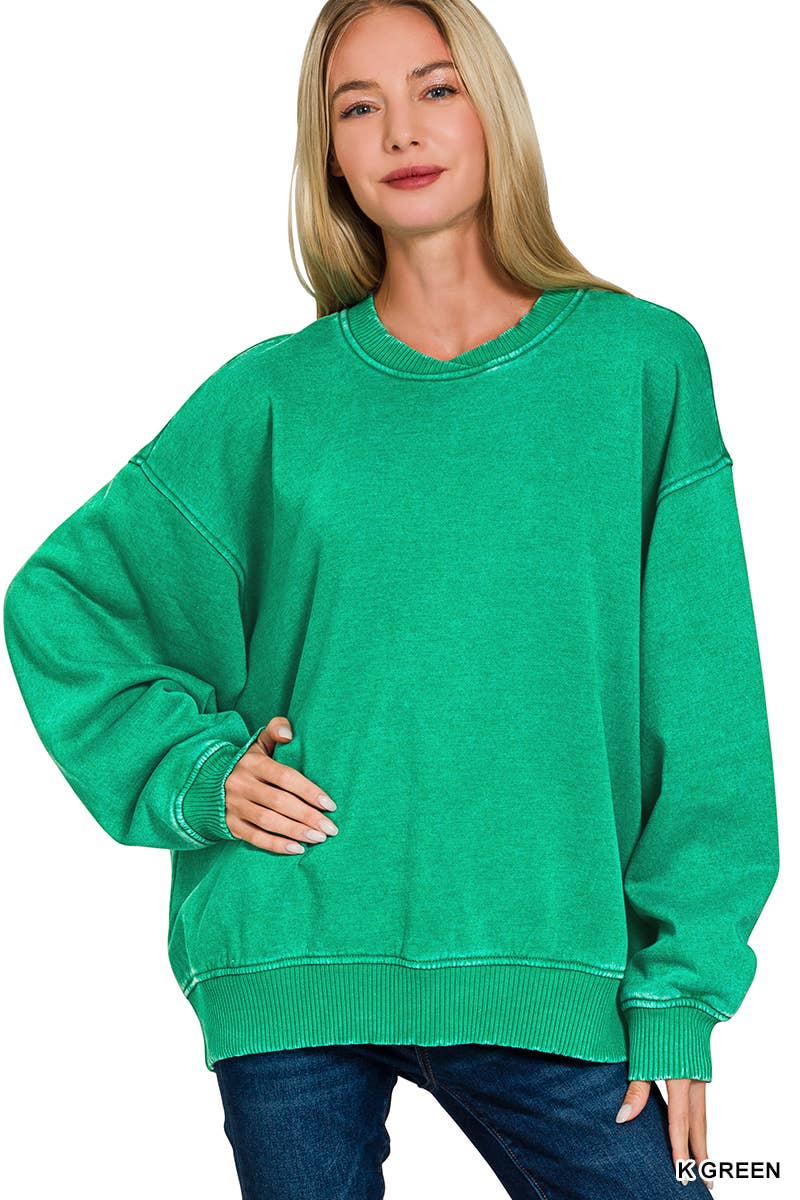 42POPS – Sweatshirt - Mulher por atacado – ',.._ Sweatshirt de Lã Polar Snow Wash110
