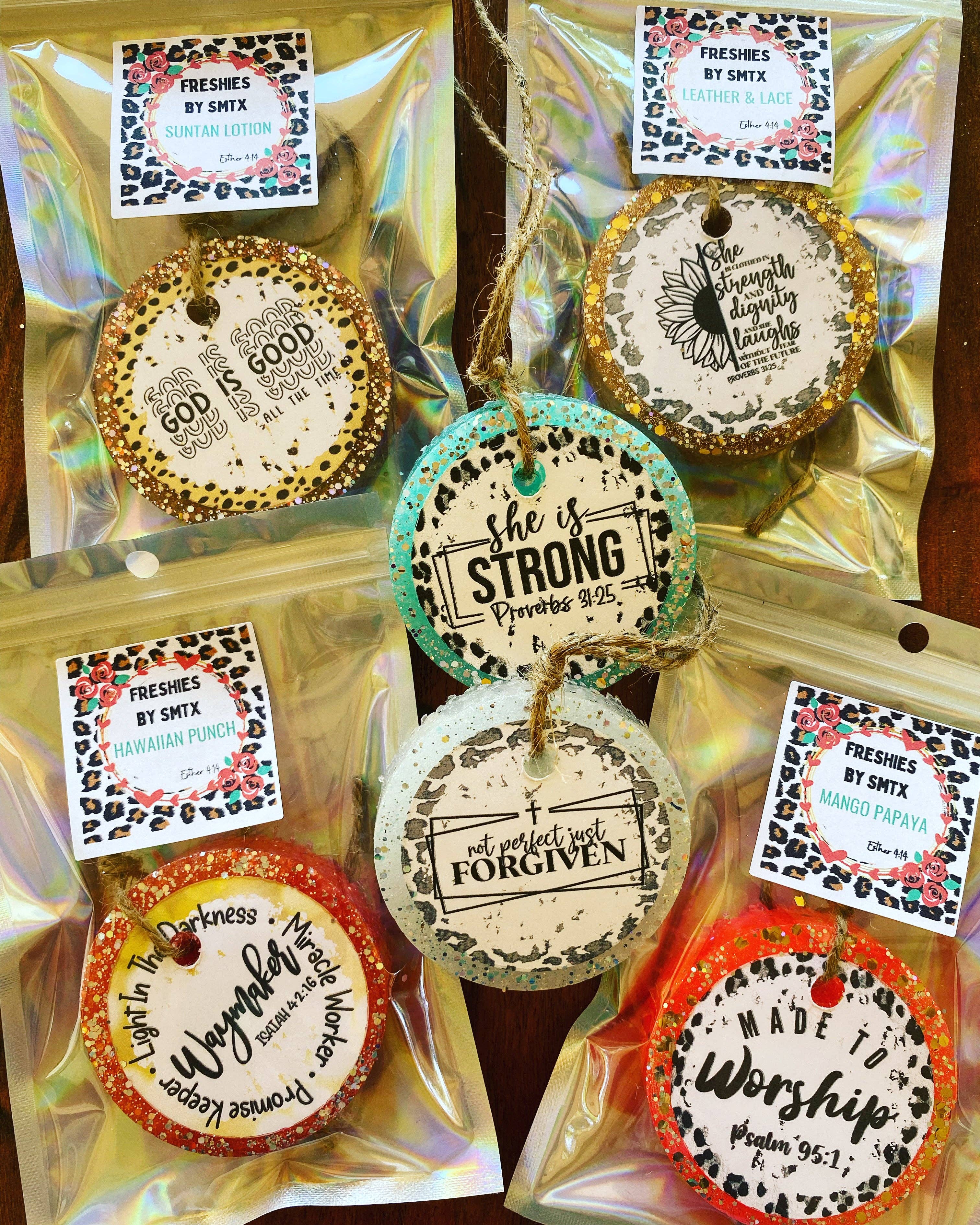 Southern Miss Tx - Wholesale Car Freshener - Women's - Wholesale Car Freshies - Christian Themed Specialty Freshies 15 Piece