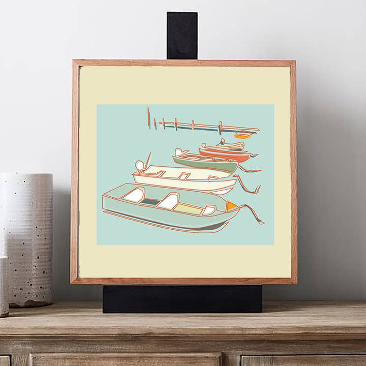 Coastal Decor Sail On #21 for wholesale by RGB Fineart