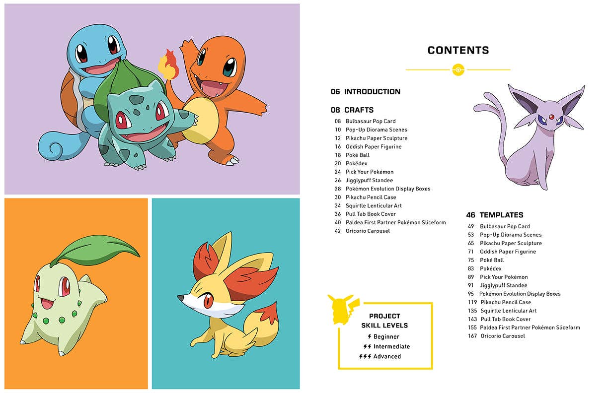 Insight Editions - #1 Pop Culture Publisher - Vente Livre sur l'artisanat, les loisirs créatifs et le bricolage - Incroyables Papiers Découpés Pokémon - SOLDES !1