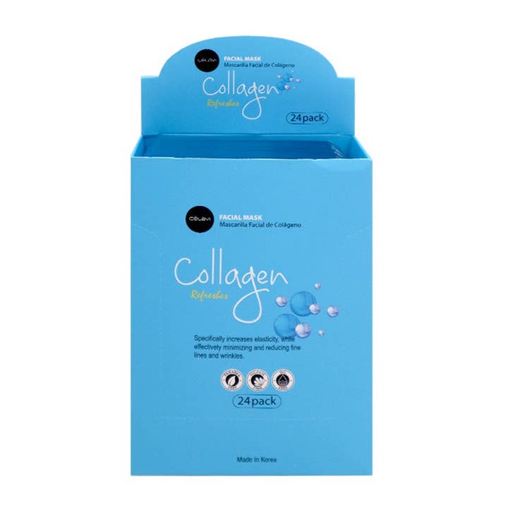 PINEAPPLE Beauty - Wholesale Skincare Face Mask - Celavi MK012 Collagen Facial Mask Refreshes - 24pc