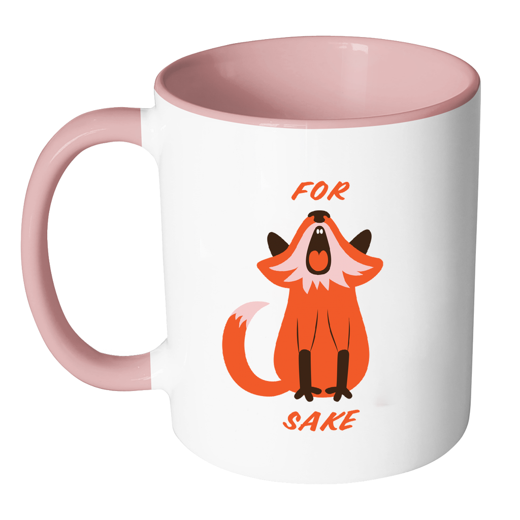 Disrupted Industries - Wholesale Coffee Mug - For Fox Sake Coloured Accent Mug7