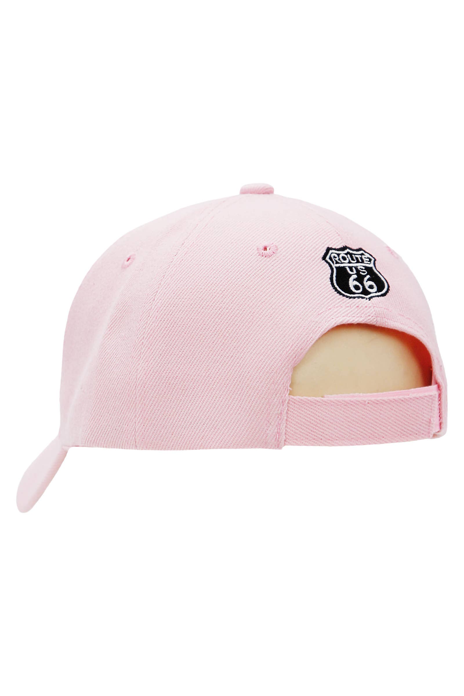 Cap Zone - Wholesale Baseball Cap - Women's - Route 66 Emblem The Mother Road Logo Baseball Cap5
